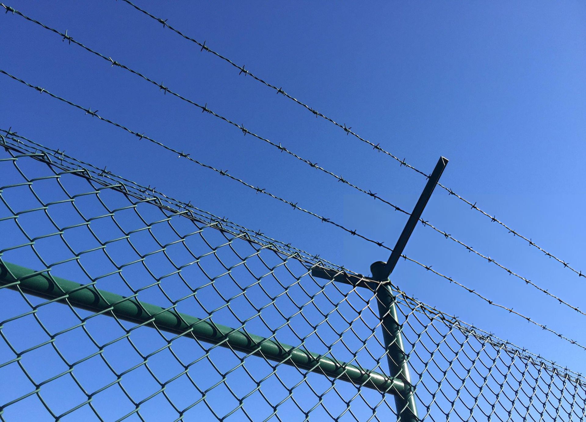 chain link fence Powder Coated