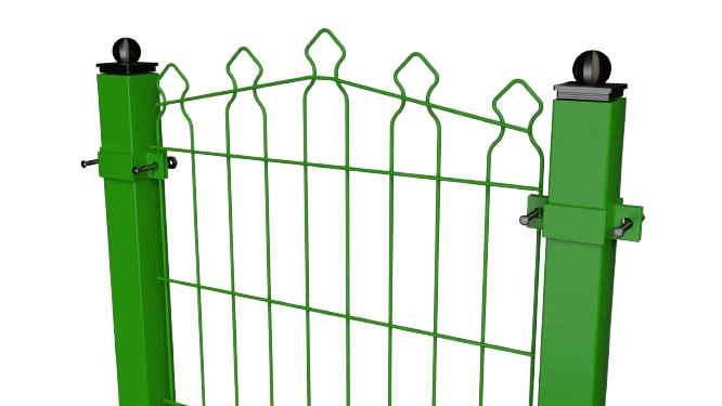 Welded Mesh Decorative Fence rander 3