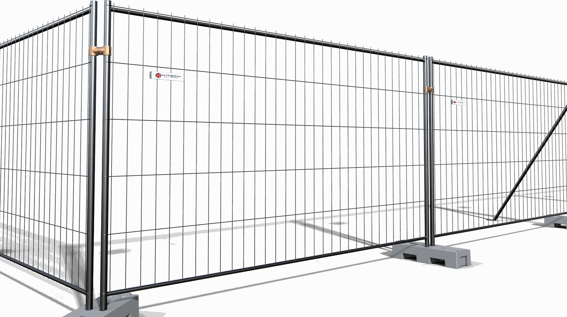 Temp Fence rander 3