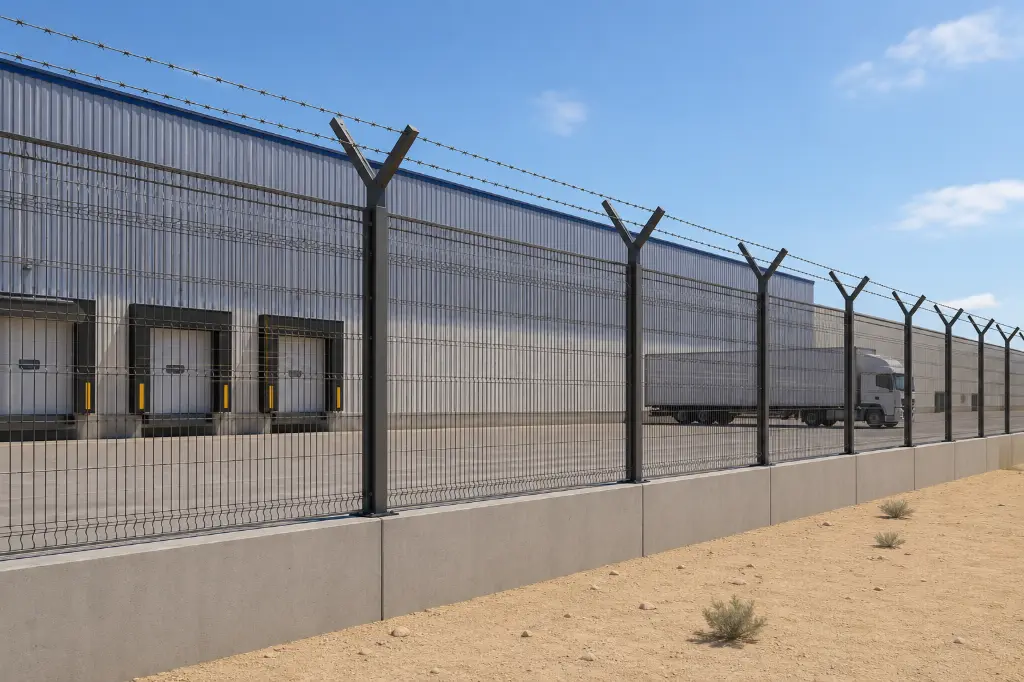 Warehouse Security Fencing