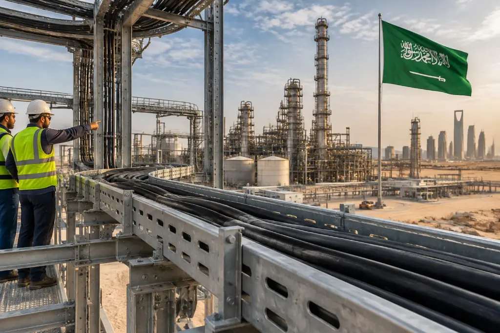 Heavy Duty Cable Tray in Saudi Arabia