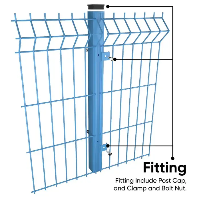 welded Mesh Fence fitting