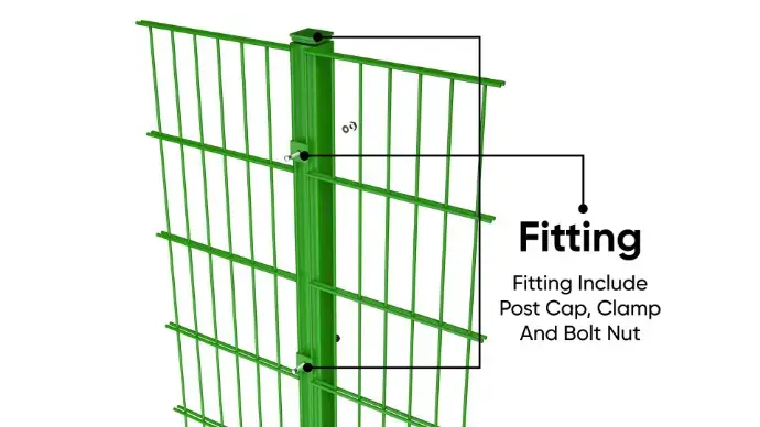 welded Mesh fence fitting