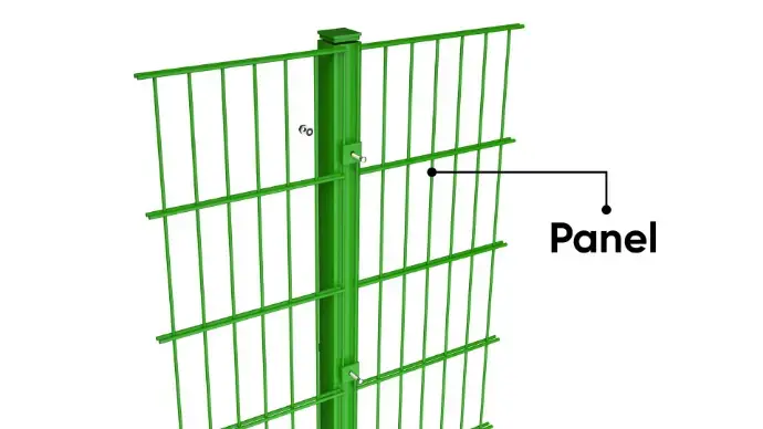 welded mesh fence panel