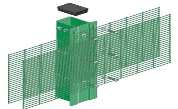 Welded Mesh Fence Secure Double