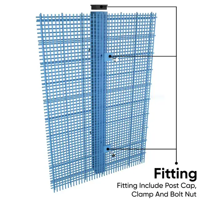 Welded Mesh Fence Secure Double fitting