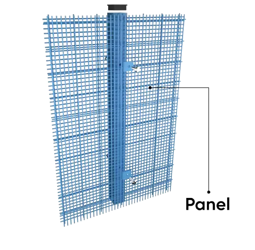 Welded Mesh Fence Secure Double panel in ksa