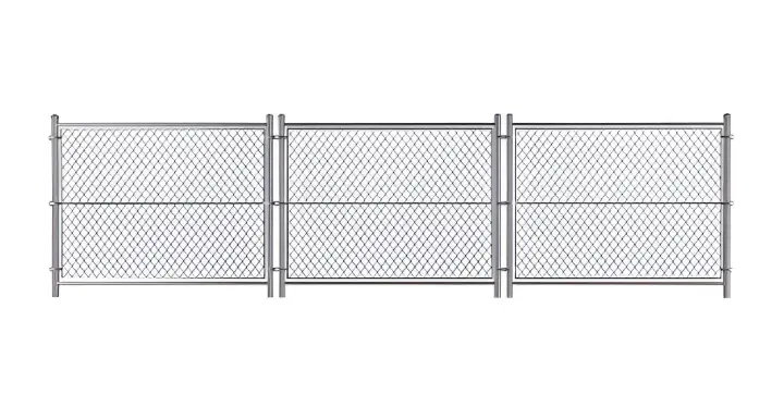 chain link fence 3d