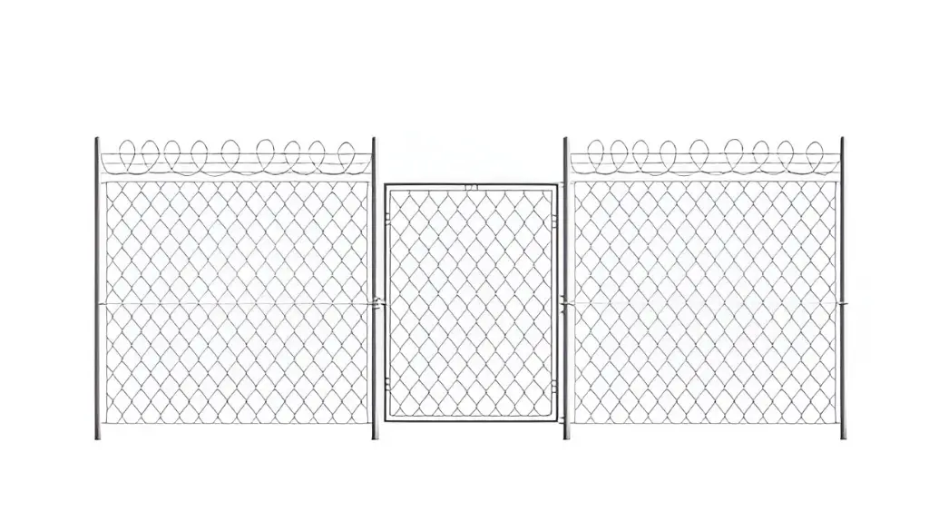 chain link fence in ksa 