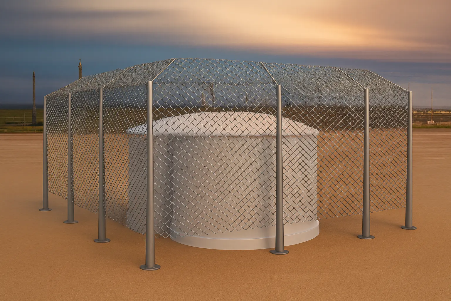 Anti drone fence announcement