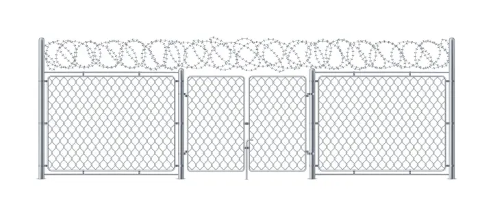 Fence in Saudi Arabia 
