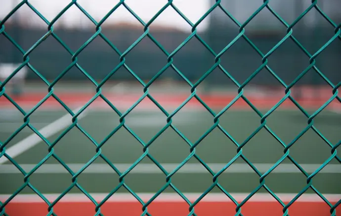powder Coated Chain Link Fence in Saudi Arabia