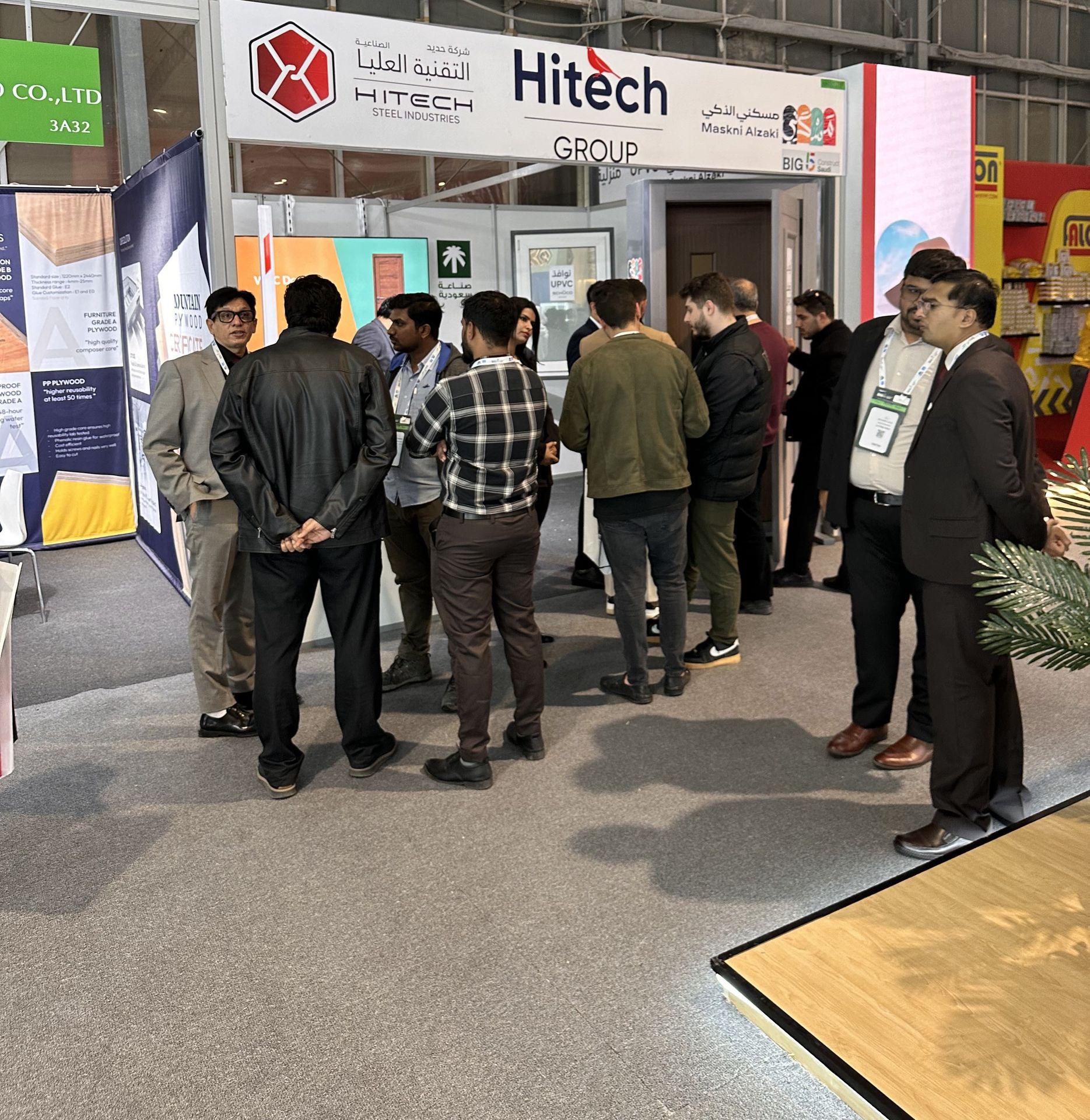 Hitech booth at Big 5 Construct Saudi