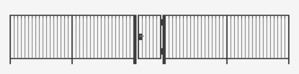 Fence gate in Saudi Arabia 