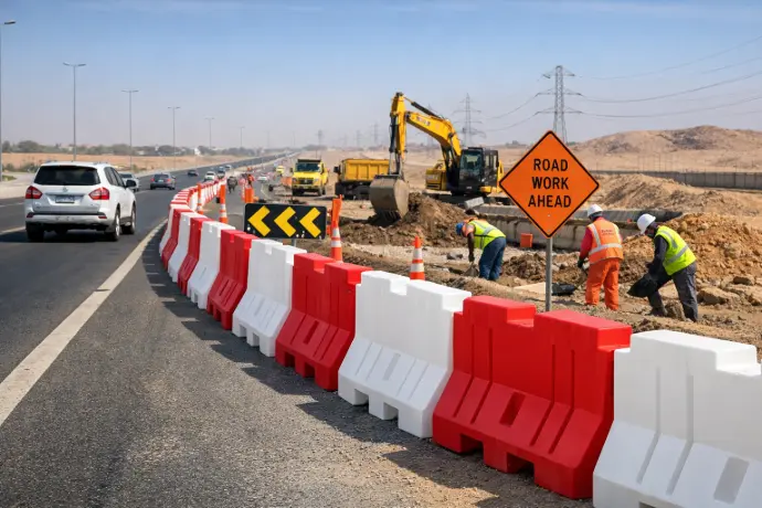  Highway lane separation  Construction & maintenance zones  Industrial project safety